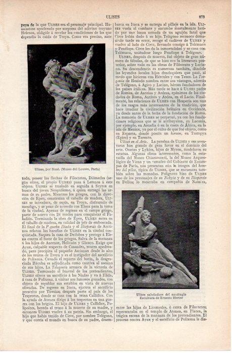 LAMINA V07696: Ulises por Buso y Herter