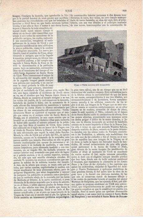 LAMINA V07694: Monasterio de Ujue