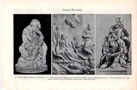 LAMINA V07688: Obras de El conde Ugolino