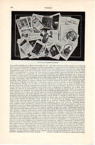 LAMINA V07616: Publicidad turistica