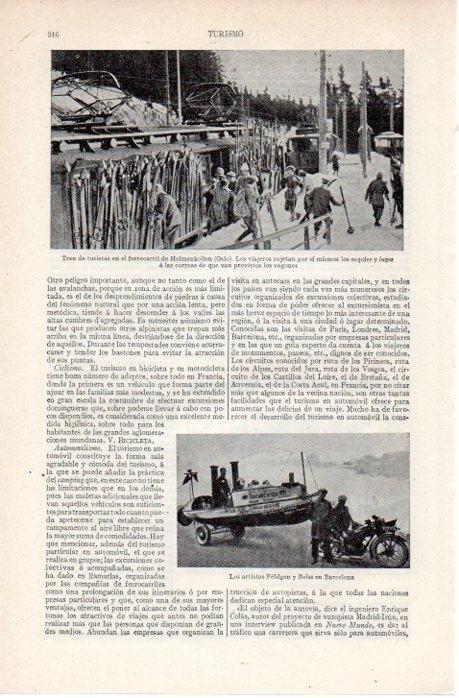 LAMINA V07604: Ferrocarril de Holmenkollen en Noruega