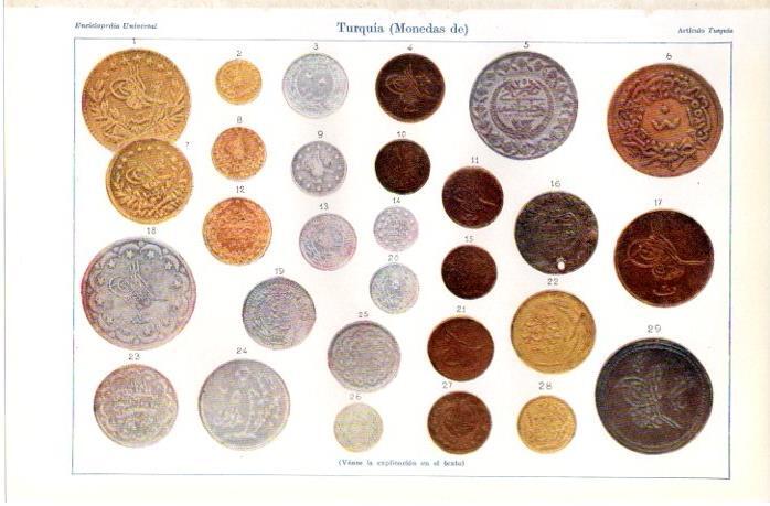 LAMINA V07644: Monedas de Turquia