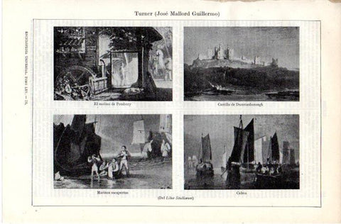 LAMINA V07634: Obras de Turner del Liber Studiorum