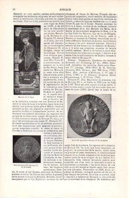 LAMINA V07976: Sello de Enrique III y Enrique IV