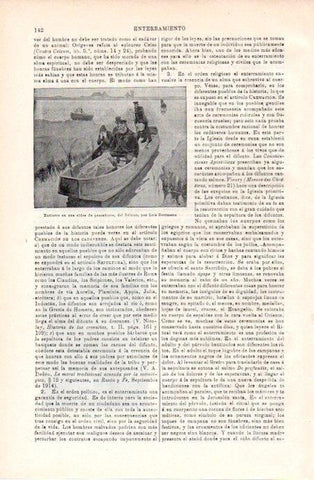 LAMINA V08002: Entierro en una aldea de pescadores, pot Dettmann