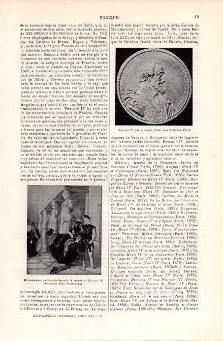LAMINA V07993: Moneda de Enrique IV, por Dupre