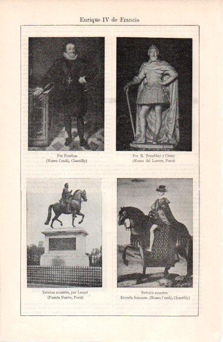 LAMINA V07991: Enrique IV de Francia