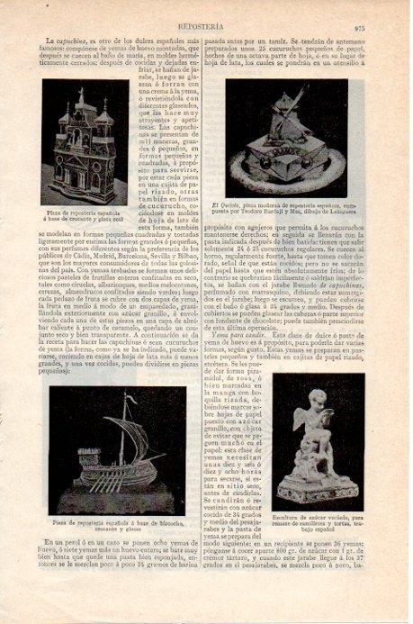LAMINA V07920: Reposteria