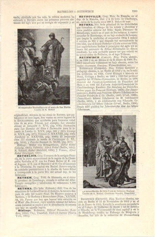 LAMINA V07958: Obras por A. Rethel