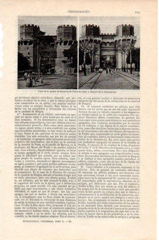 LAMINA V07946: Puerta de Serranos, Valencia