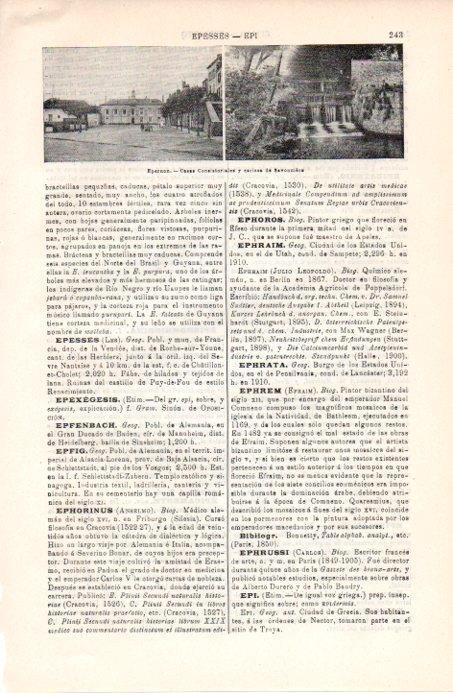 LAMINA V08014: Casas Consistoriales de Epernon, Francia