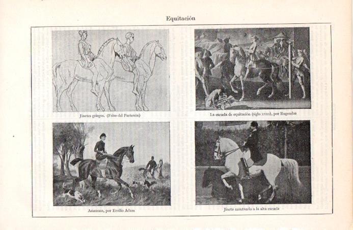 LAMINA V08028: Equitacion