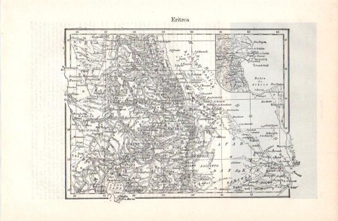 LAMINA V08042: Mapa de Eritrea