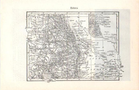 LAMINA V08042: Mapa de Eritrea