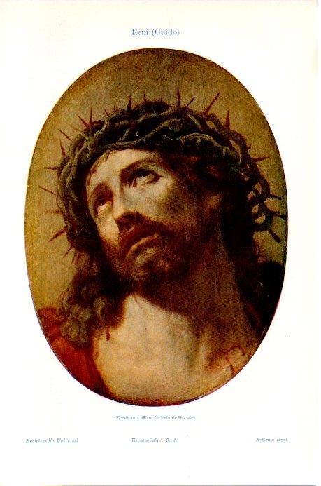 LAMINA V07909: Eccehomo, por Guido Reni