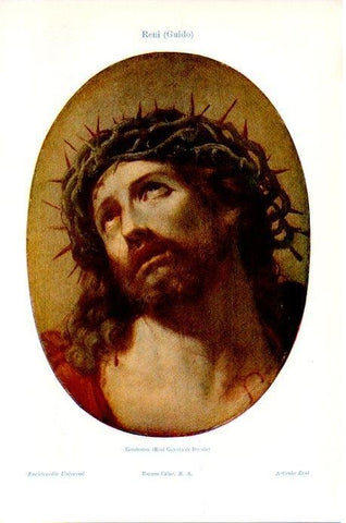 LAMINA V07909: Eccehomo, por Guido Reni