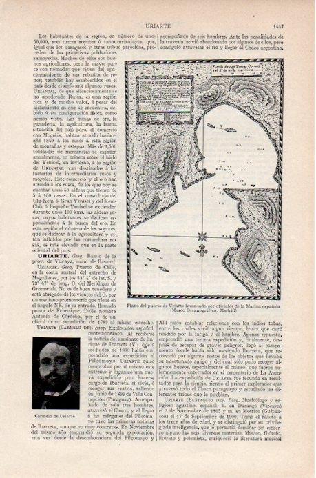 LAMINA V07770: Plano del puerto de Uriarte