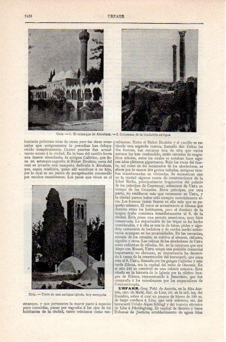 LAMINA V07766: Vistas de Urfa, Turquia