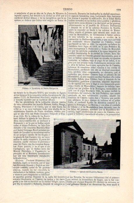 LAMINA V07758: Iglesia del Espiritu Santo en Urbino