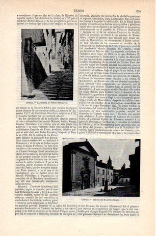 LAMINA V07758: Iglesia del Espiritu Santo en Urbino