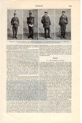 LAMINA V07794: Soldados de Uruguay