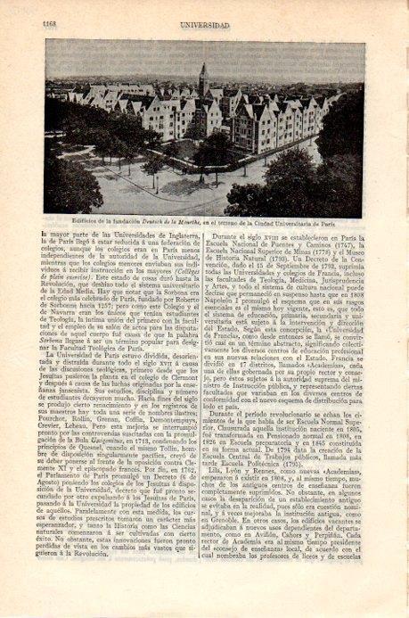 LAMINA V07723: Fundacion Deutsch de la Meurthe en Paris