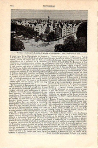 LAMINA V07723: Fundacion Deutsch de la Meurthe en Paris