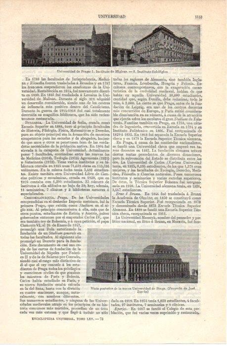 LAMINA V07719: Universidad de Praga