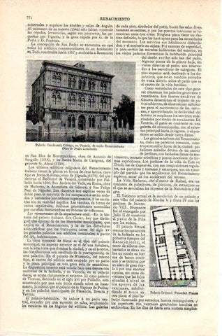 LAMINA V07904: Palacio Vendramin Calergo en Venecia