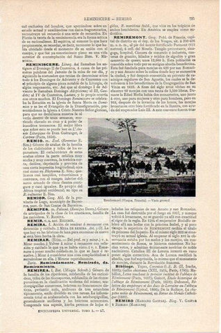 LAMINA V07898: Vista de Remiremont, Francia