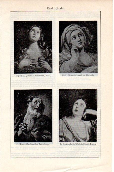 LAMINA V07910: Obras de Guido Reni