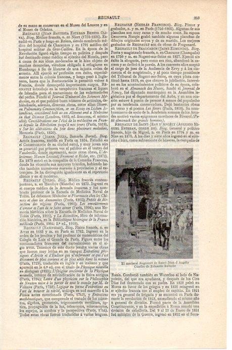 LAMINA V07816: Mariscal Regnault de Saint-Jean por Bataille