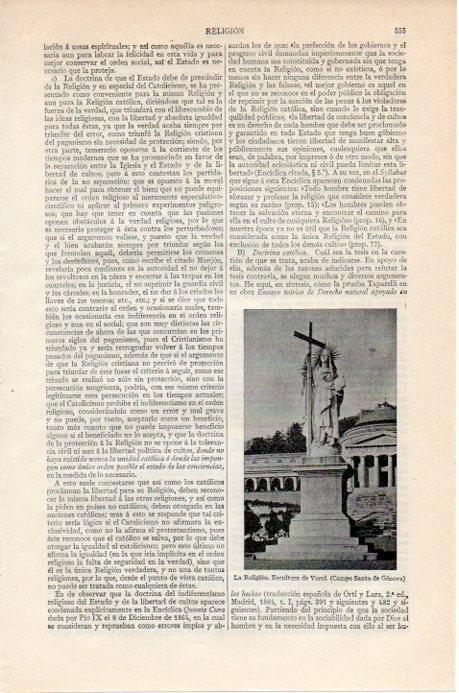 LAMINA V07856: La Religion escultura de Varni