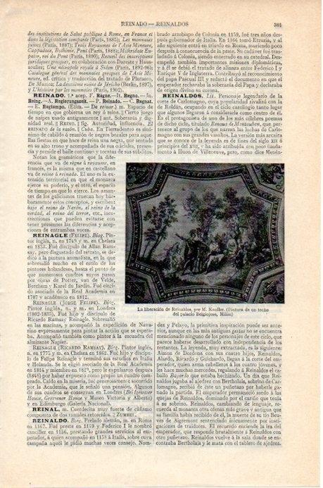 LAMINA V07836: La liberacion de Reinaldos por M. Knoller