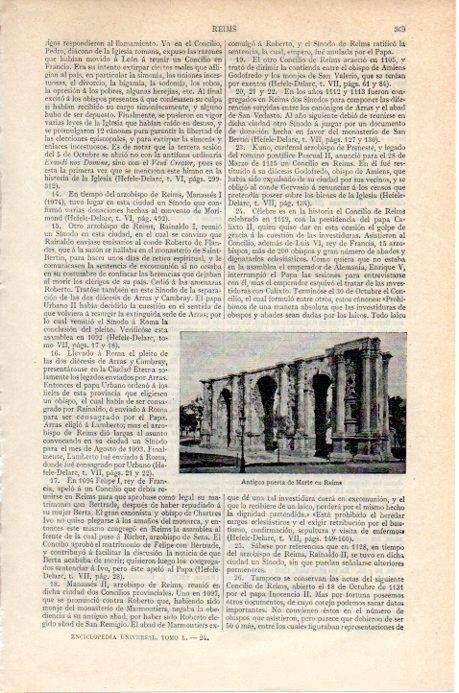 LAMINA V07835: Puerta de Marte en Reims