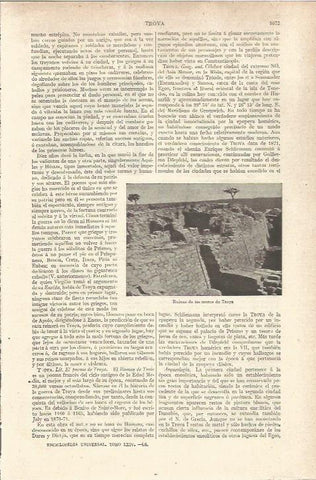 LAMINA V06637: Ruinas de los muros de Troya