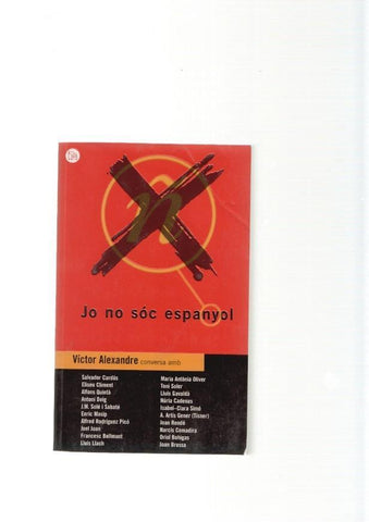 Jo no soc espanyol