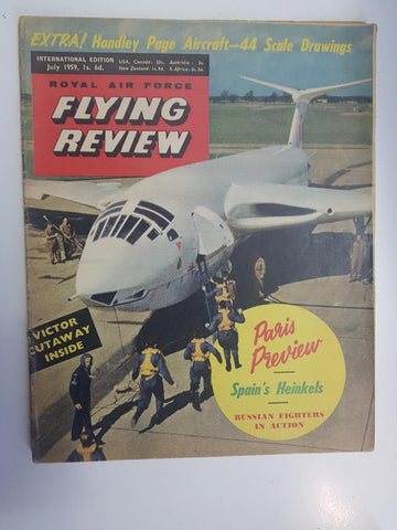 Revista: Royal Air Force Flying Review num 10, vol. XIV, july 1959 - Russian Fighters in action