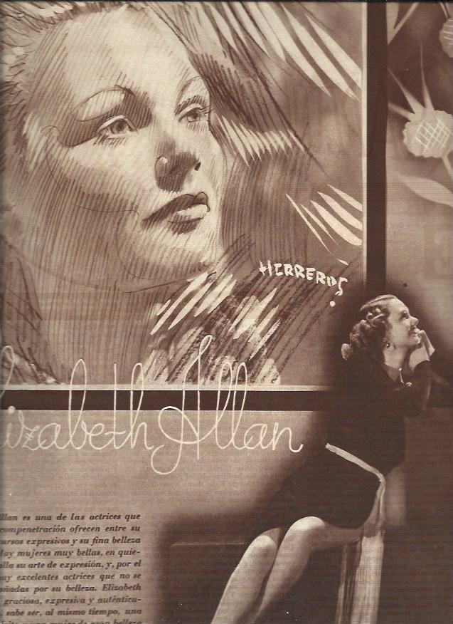 LAMINA 31123: Elisabeth Allan, por Herreros