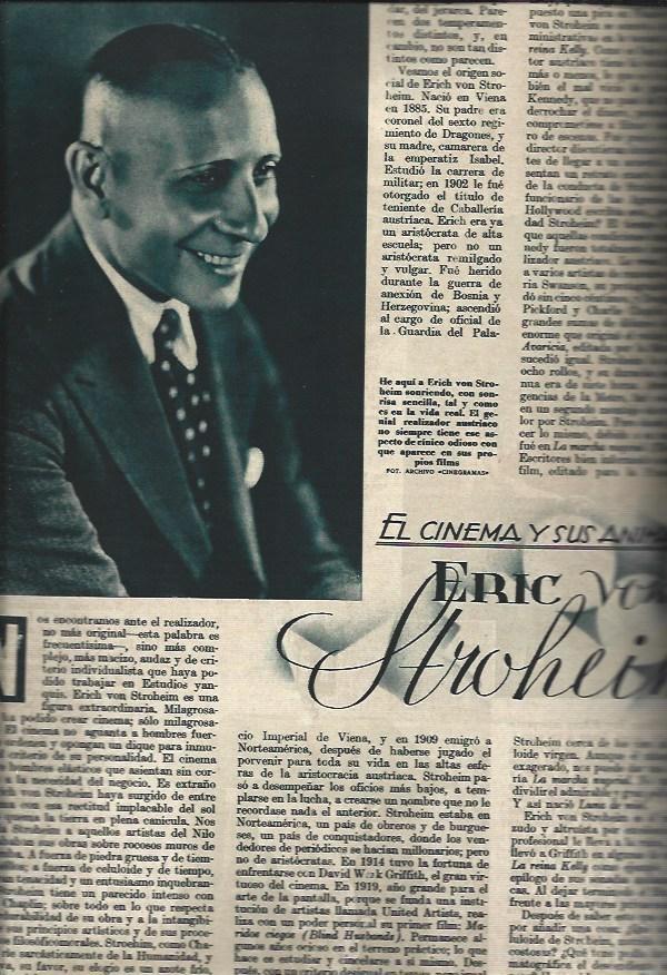 LAMINA 31100: Eric von Stroheim