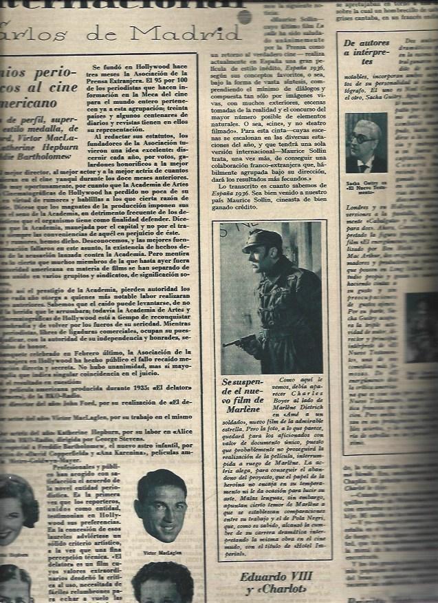 LAMINA 31101: Premios periodismo al cine americano