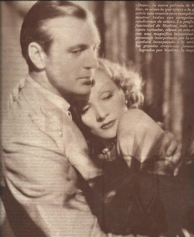 LAMINA 31105: Escena de Deseo con Marlene Dietrich