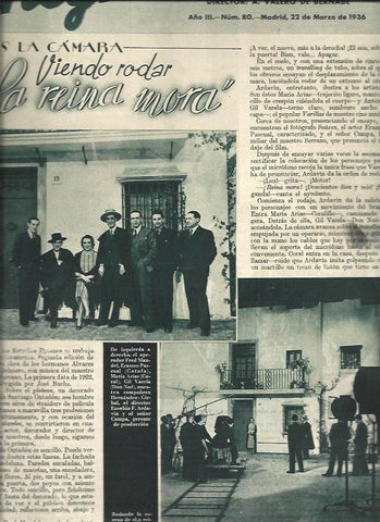 LAMINA 31114: Rodaje de La reina mora