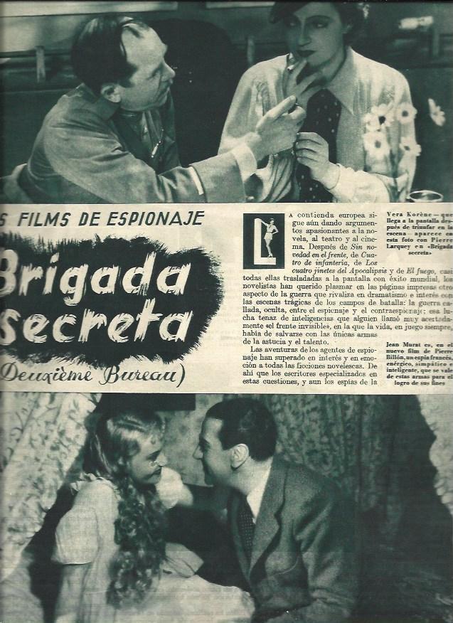 LAMINA 31119: Escenas de Brigada Secreta con Vera Korene