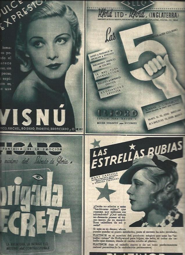 LAMINA 31183: Publicidad de Visnu y Platinor