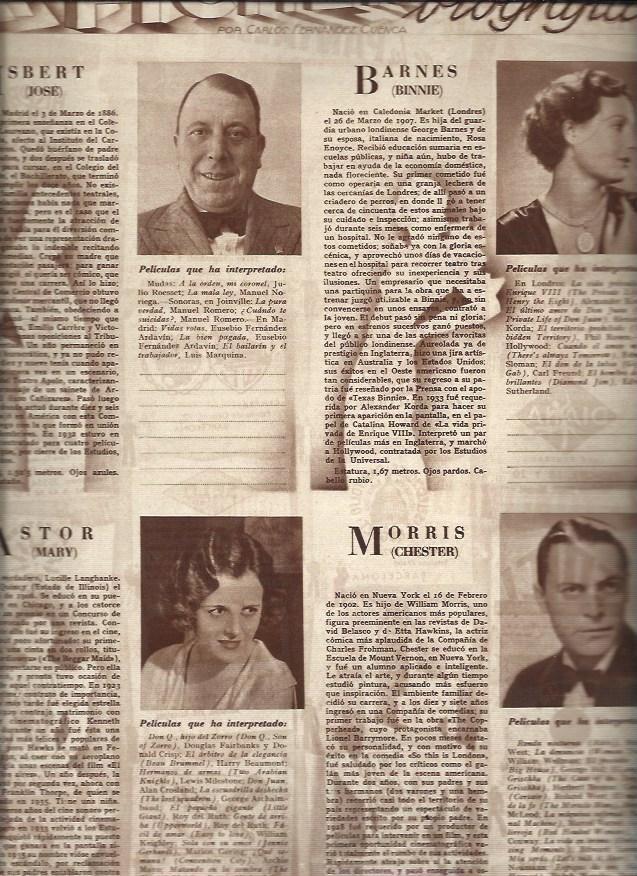 LAMINA 31186: Jose Isbert, Binnie Barnes, Mary Astor y Chester Morris