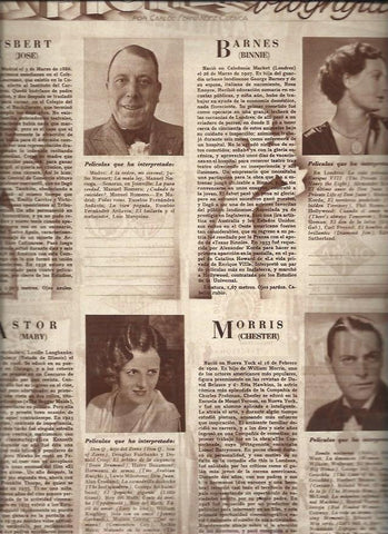 LAMINA 31186: Jose Isbert, Binnie Barnes, Mary Astor y Chester Morris