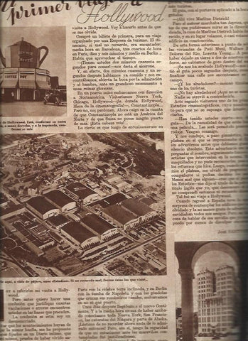 LAMINA 31159: Vistas de Hollywood en 1936