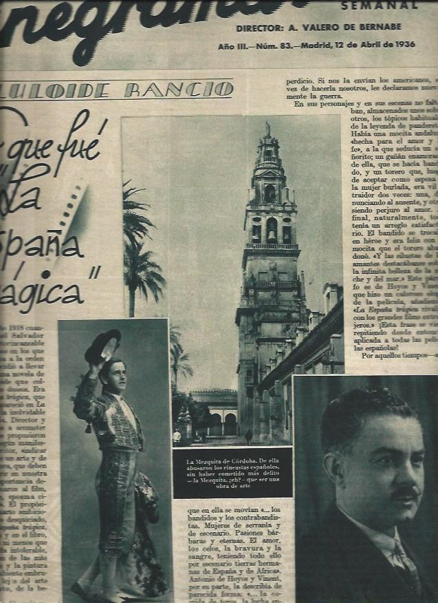 LAMINA 31170: Cronica de la pelicula La España tragica