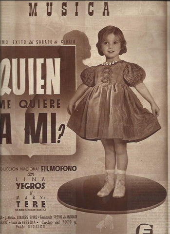 LAMINA 31173: Anuncio de ¿Quién me quiere a mi?